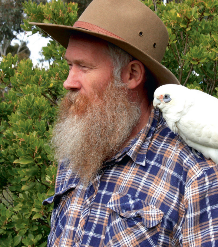 Peter Rowlands and 'Chip' on his shoulder.jpg